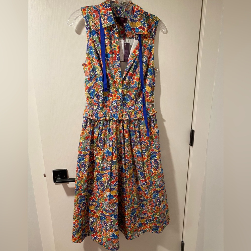 J. Crew Multicolor Floral Kids Dress